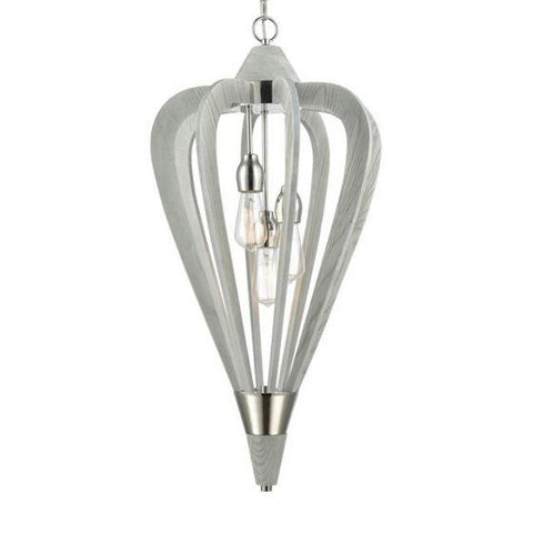 CLA Lighting Señorita Medium Timber Pendant Winter Moss 