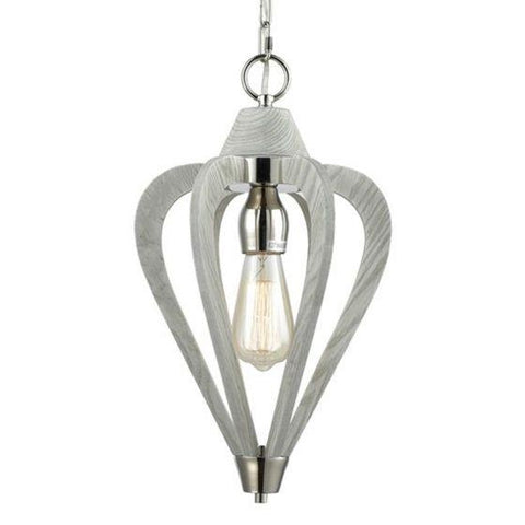 CLA Lighting Señorita Small Timber Pendant Winter Moss 