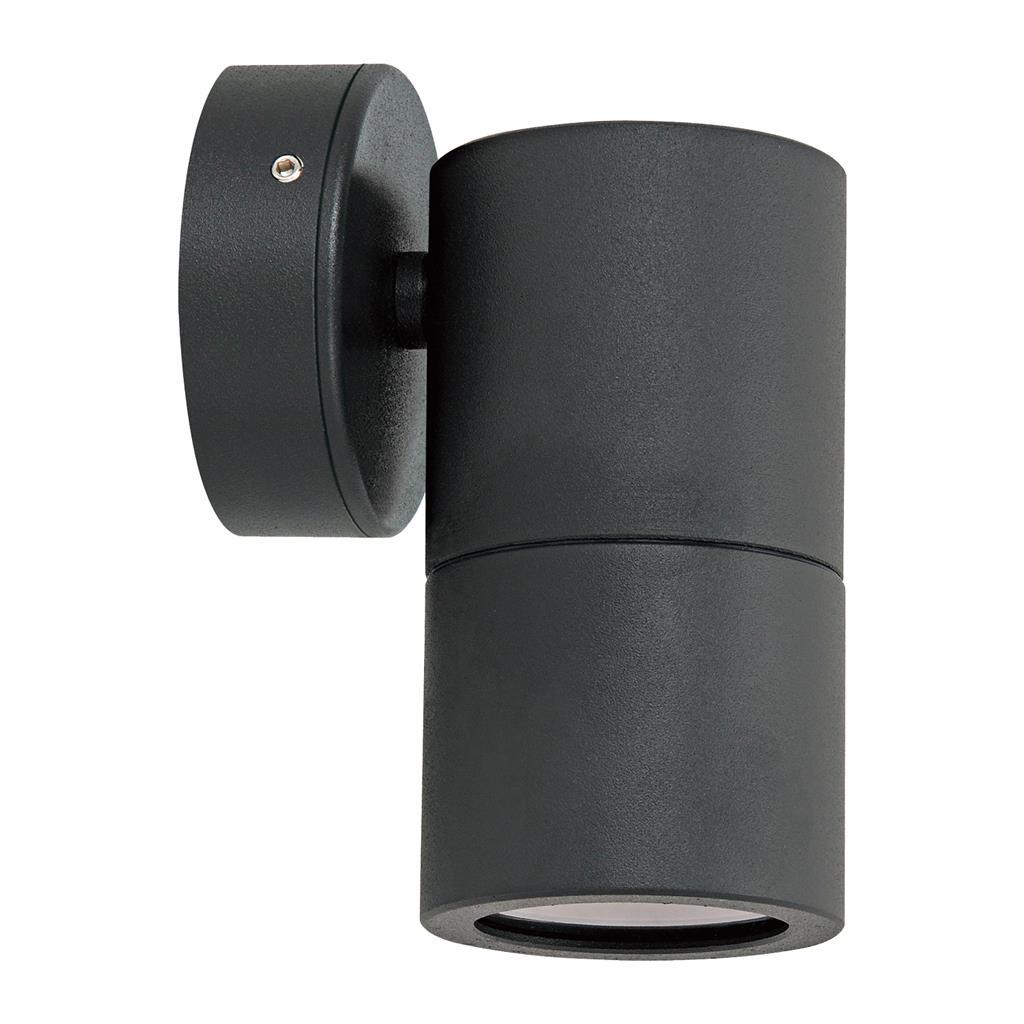 Domus Lighting Shadow 1 Light Fixed 240V LED GU10 Spotlight - Black, W ...