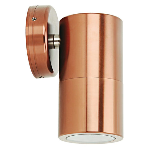 Domus Lighting Shadow 1 Light Fixed 240V LED GU10 Spotlight - Black, White, Titanium Silver, Copper, 316 Stainless Steel | Alpha Lighting & Electrics 