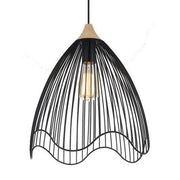 CLA Lighting Spiaggia Cone Pendant in Black or White Metal 