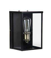 Wall Light Outdoor Matt Black E27 in 25cm Oakland Oriel Lighting - Alpha Lighting & Electrics 