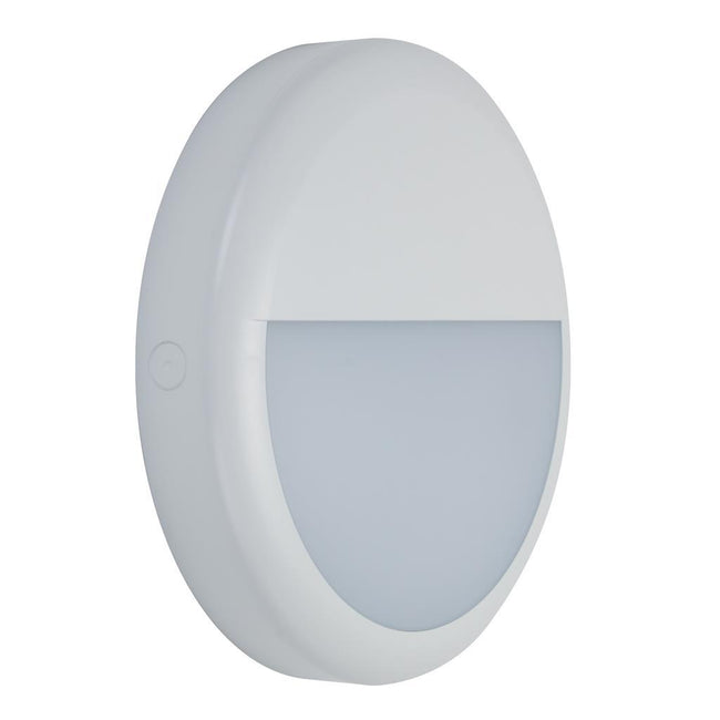 Domus Lighting VERSA-300 Round Eyelid LED Bunker Light IP65 240V - White | Alpha Lighting & Electrics 