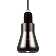 CLA Lighting Yarra GU10 Glass Pendant Smoke Black 