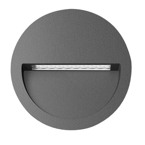 Domus Lighting ZAC-4 RND REC IP65 4W 12V/240V Outdoor Wall/Step light